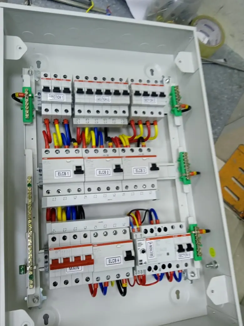 DOL starter panel